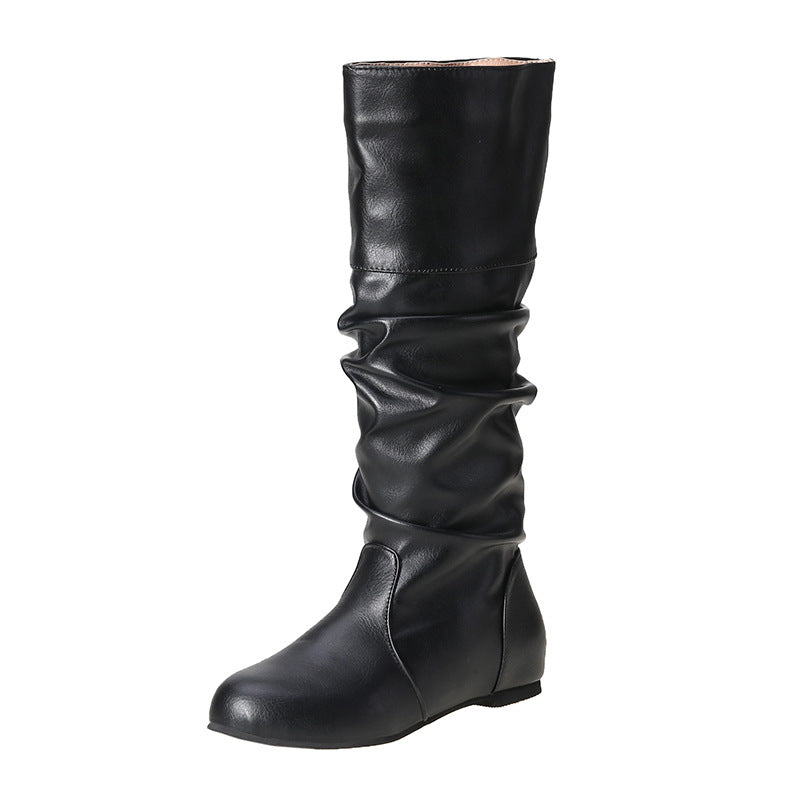 Slouchy Knee-High Boots for Women in Various Colours | E&W - 7 - Elenwear