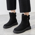 Ankle Boots for Women | Soft Suede Look with Warm Lining | E&W - 1 - Elenwear