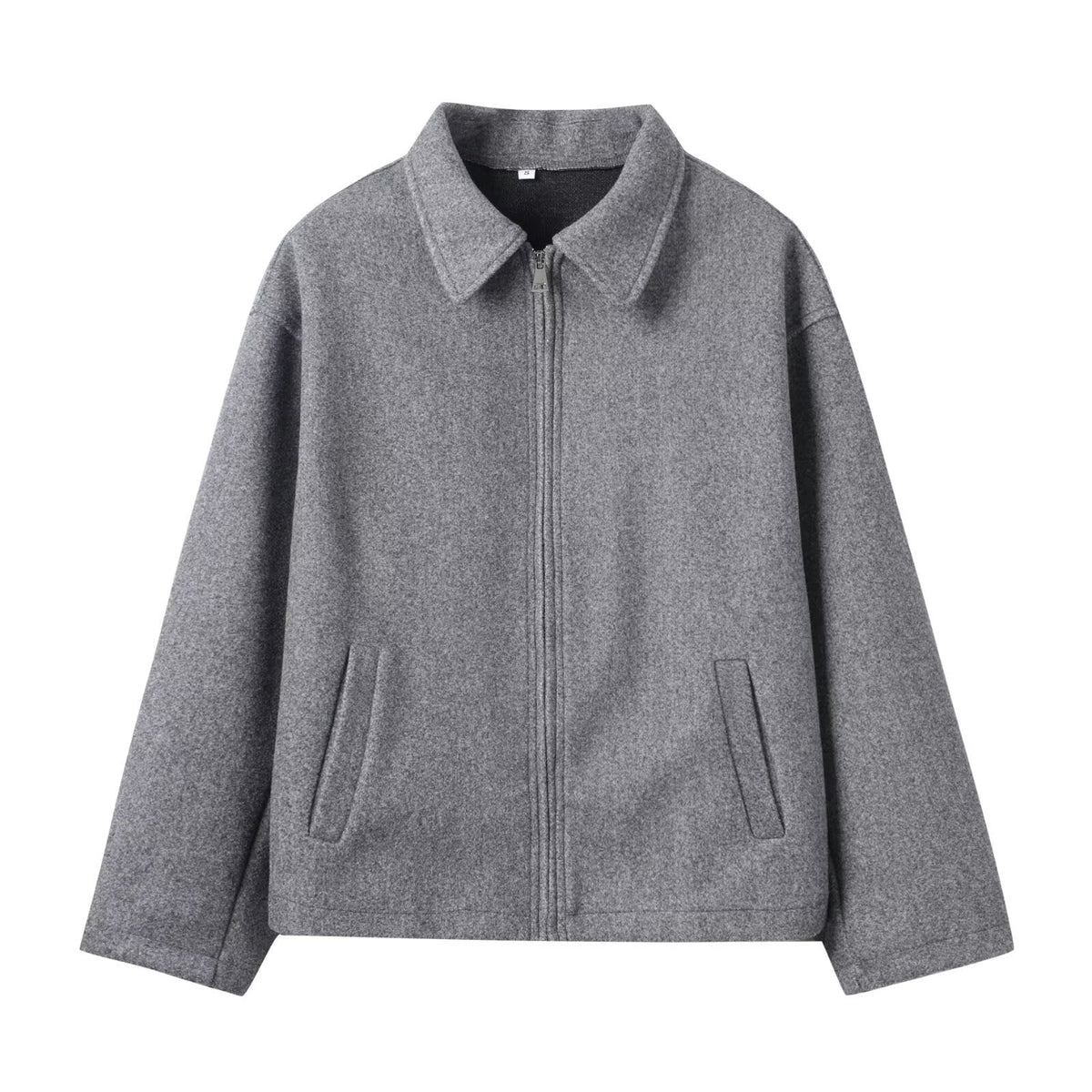 Women's Zip Jacket in Soft Fabric with Relaxed Fit | E&W - 6 - Elenwear
