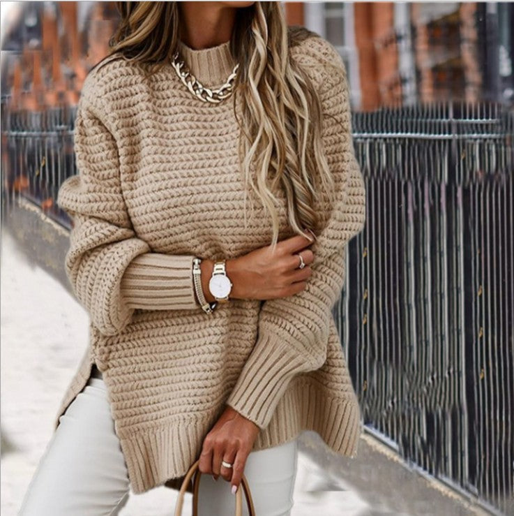 Chunky Knit Pullover Jumper for Women | Relaxed Fit | E&W - 1 - Elenwear