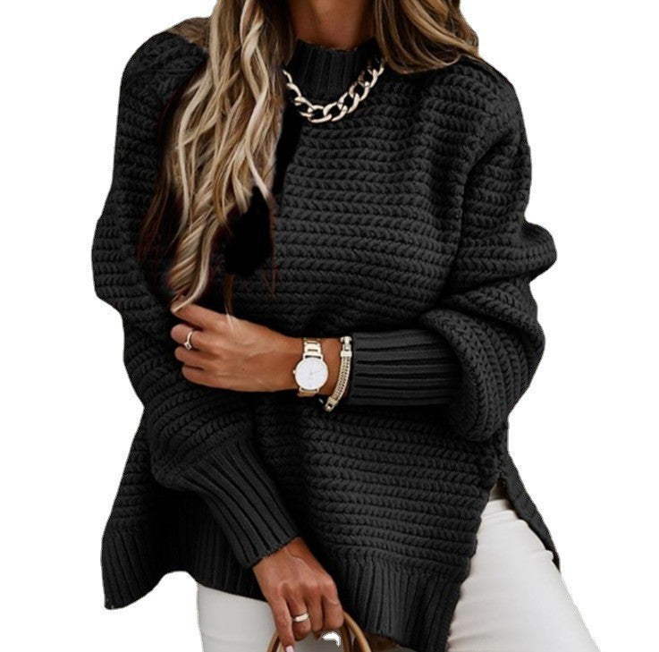 Chunky Knit Pullover Jumper for Women | Relaxed Fit | E&W - 8 - Elenwear