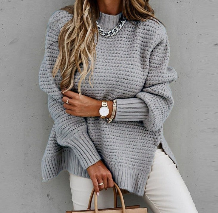 Chunky Knit Pullover Jumper for Women | Relaxed Fit | E&W - 9 - Elenwear