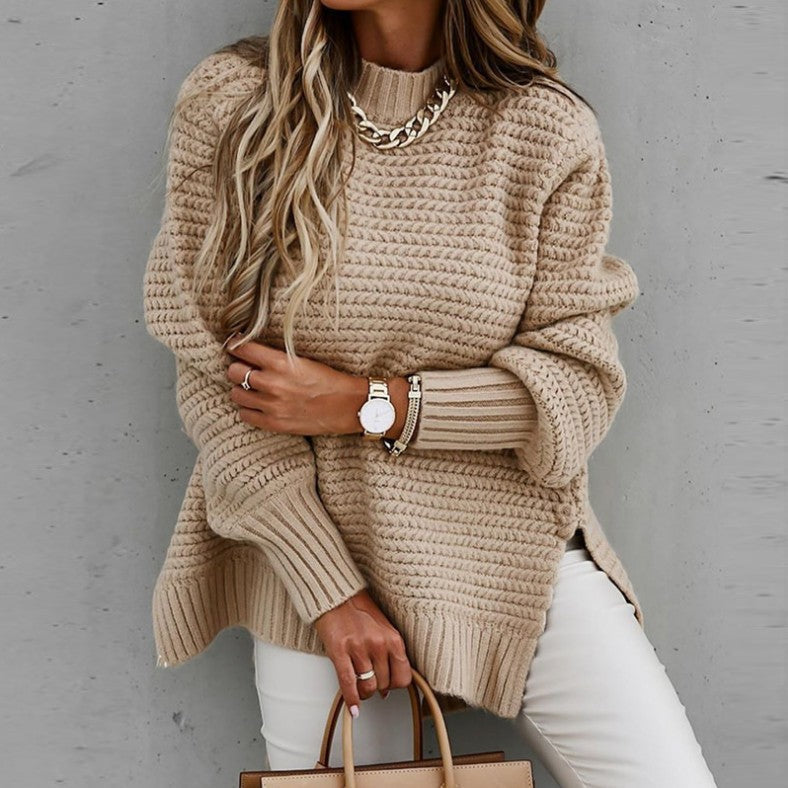 Chunky Knit Pullover Jumper for Women | Relaxed Fit | E&W - 11 - Elenwear