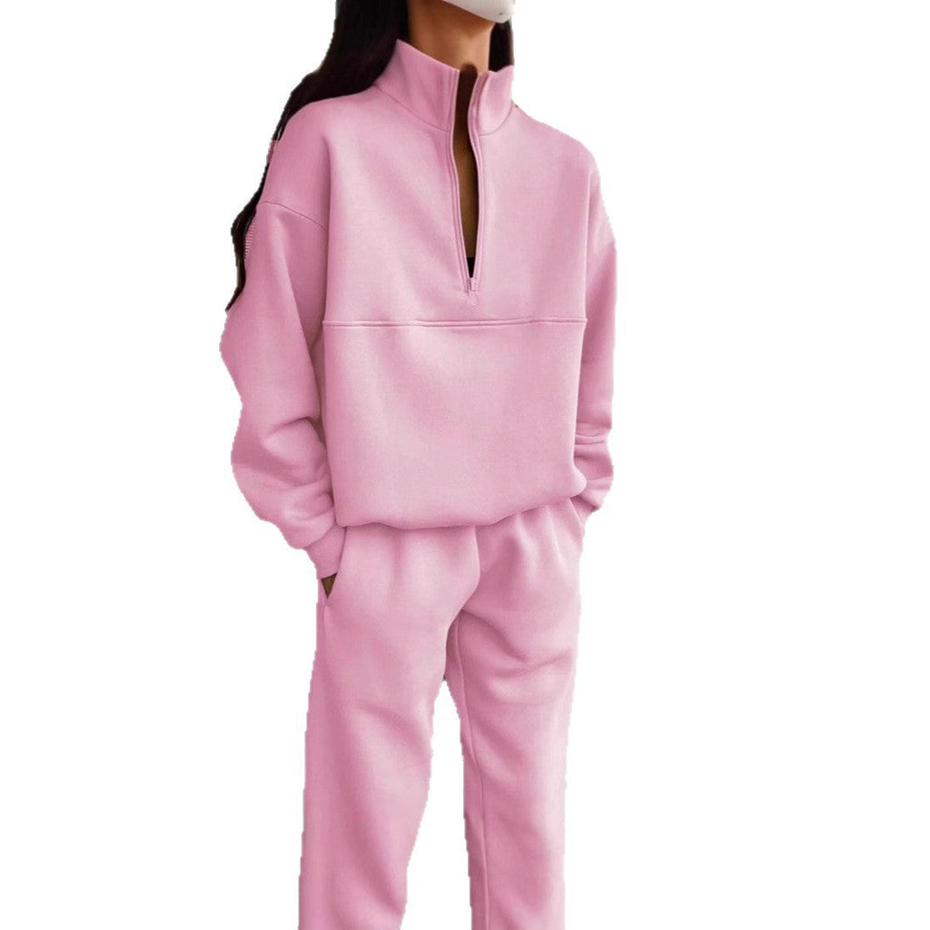 Co-Ordinate Two-Piece Outfit with Zip Detail | E&W - 5 - Elenwear