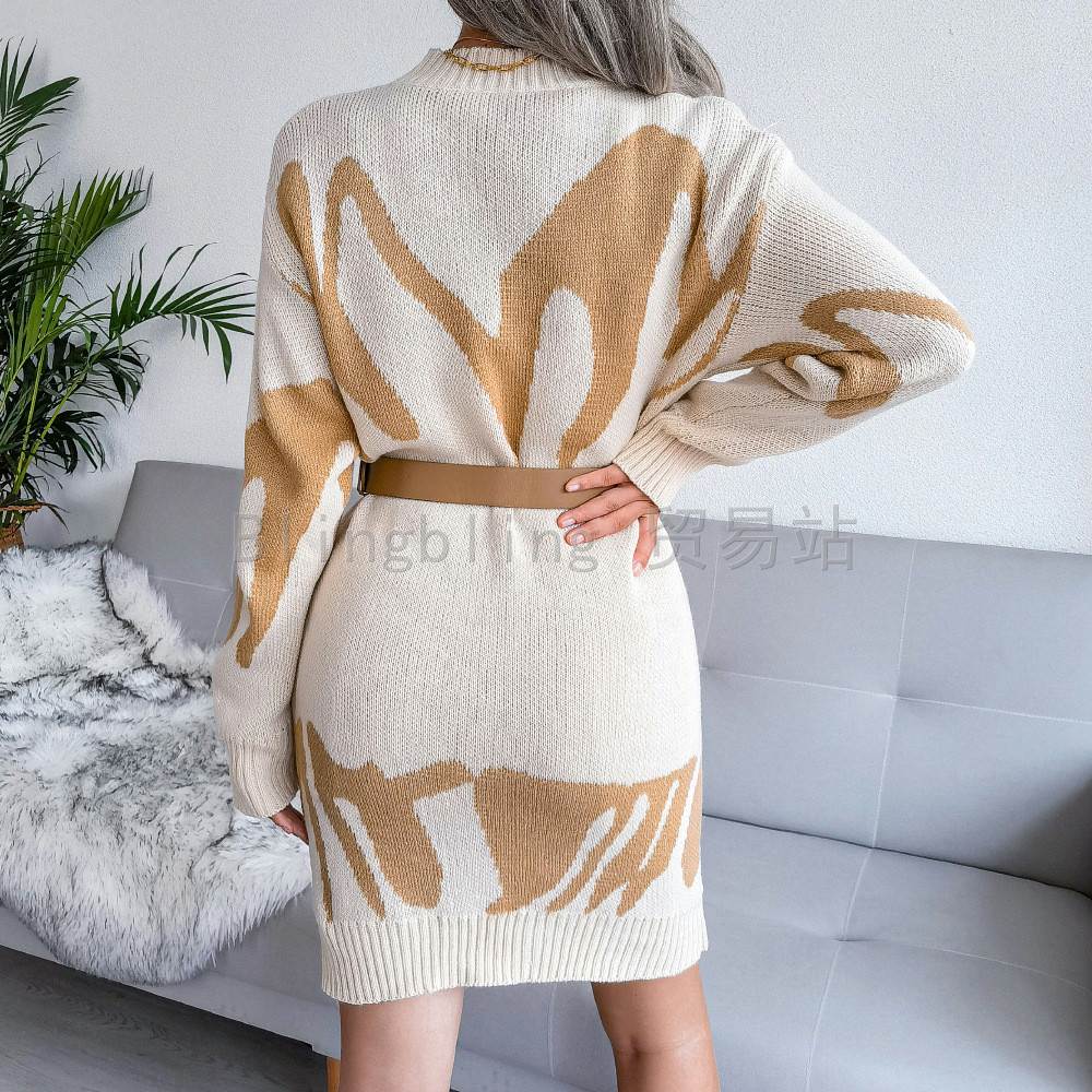 Knit Dress Women | Soft Textured Fabric with Flattering Silhouette | E&W - 2 - Elenwear