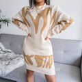 Knit Dress Women | Soft Textured Fabric with Flattering Silhouette | E&W - 3 - Elenwear