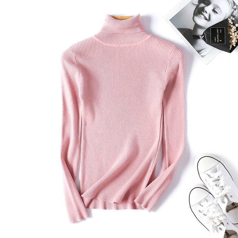Roll Neck Pullover Women | Soft Ribbed Texture for Comfort | E&W - 3 - Elenwear
