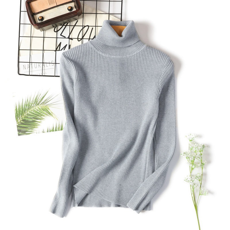 Roll Neck Pullover Women | Soft Ribbed Texture for Comfort | E&W - 4 - Elenwear