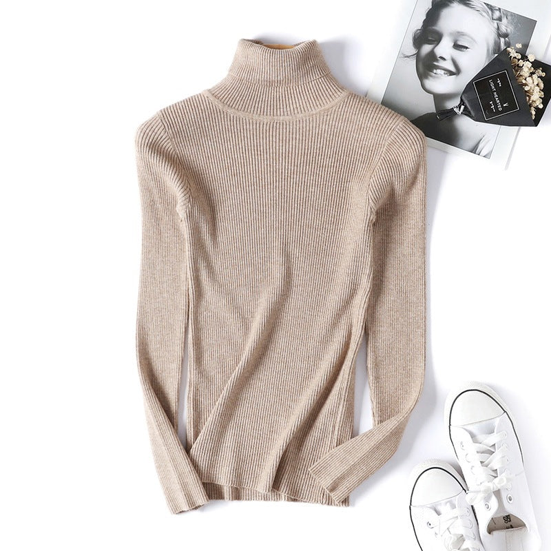 Roll Neck Pullover Women | Soft Ribbed Texture for Comfort | E&W - 6 - Elenwear