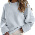 Oversized Pullover Women's Soft Textured Knit | E&W - 1 - Elenwear