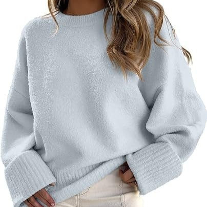 Oversized Pullover Women's Soft Textured Knit | E&W - 1 - Elenwear