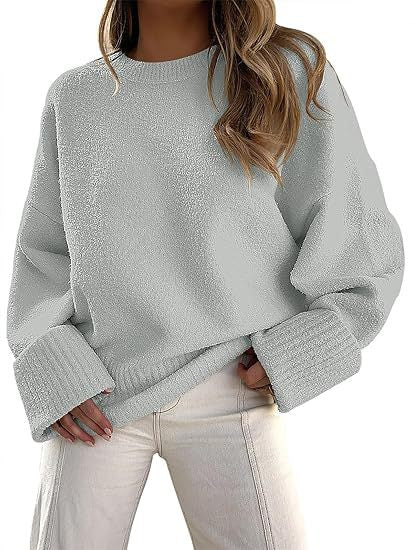 Oversized Pullover Women's Soft Textured Knit | E&W - 4 - Elenwear
