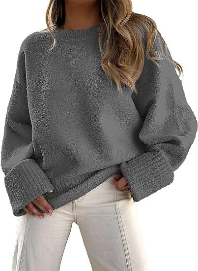 Oversized Pullover Women's Soft Textured Knit | E&W - 5 - Elenwear
