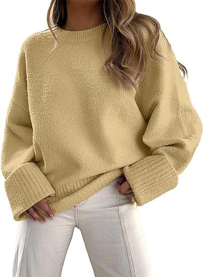 Oversized Pullover Women's Soft Textured Knit | E&W - 6 - Elenwear