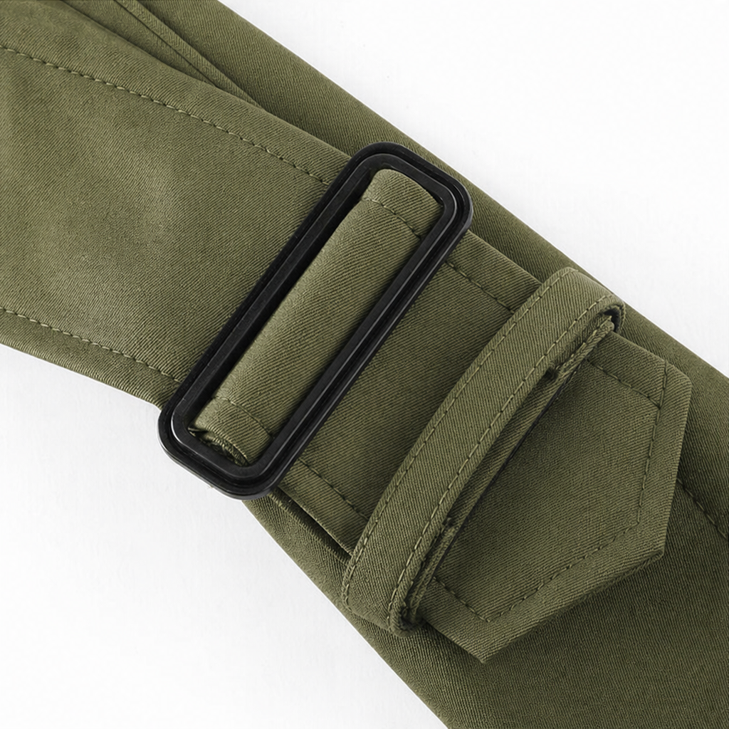 Trench Coat Women's Double-Breasted | Timeless Tailored Fit | E&W - 10 - Elenwear
