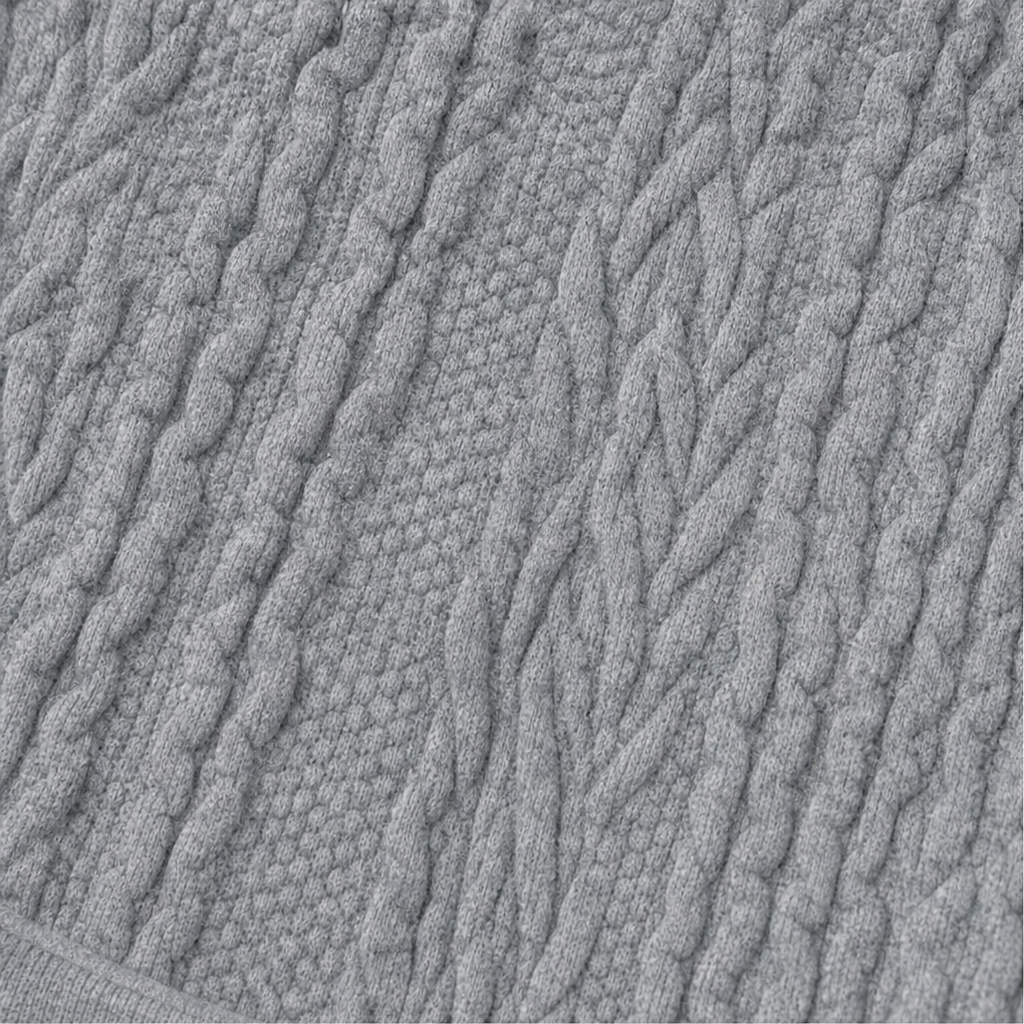 Hooded Jacket Women's with Cable Knit Detail | E&W - 7 - Elenwear