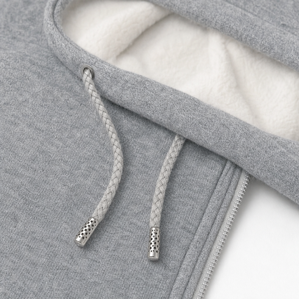 Hooded Jacket Women's with Cable Knit Detail | E&W - 10 - Elenwear