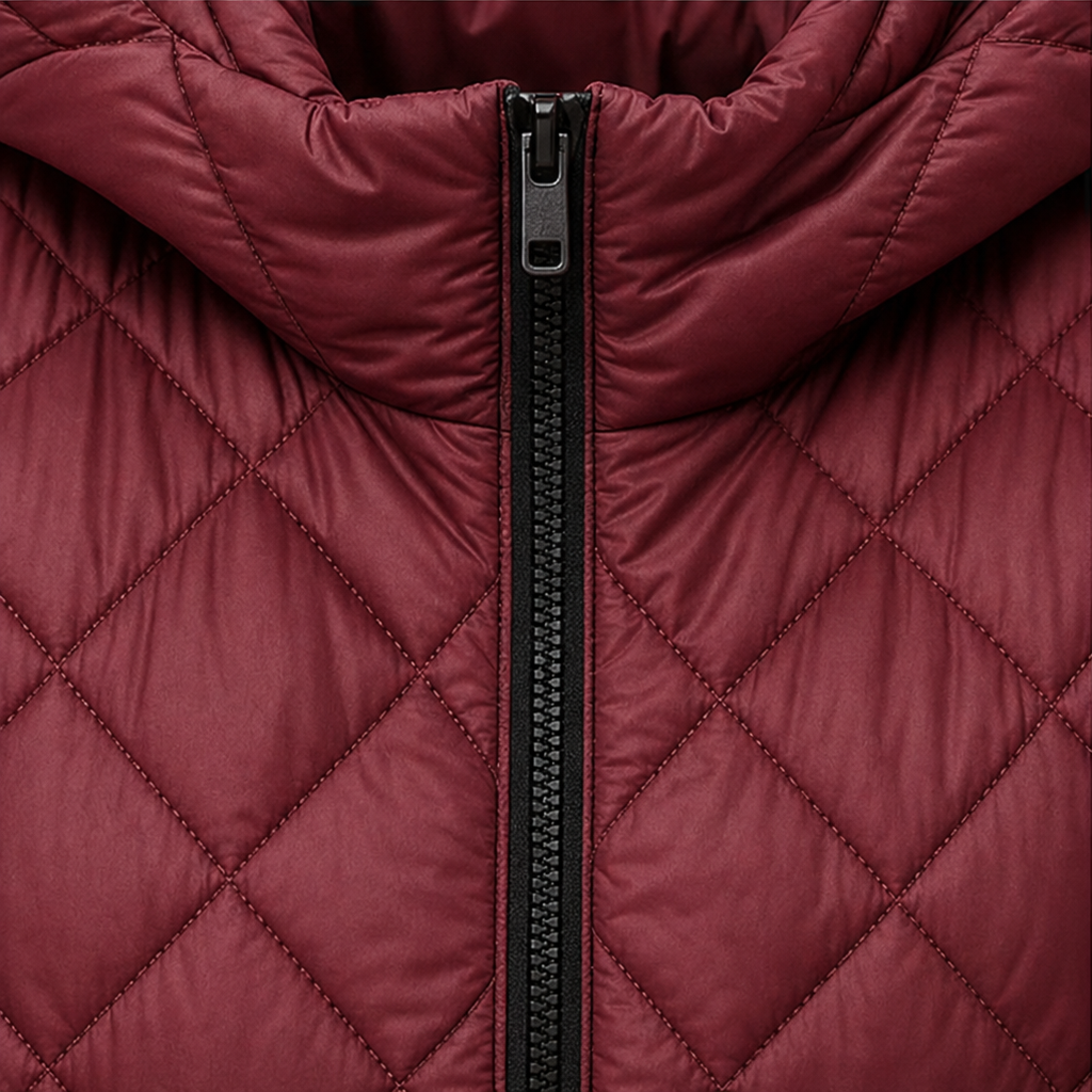 Quilted Gilet Women's Casual Vest with Hood | E&W - 9 - Elenwear