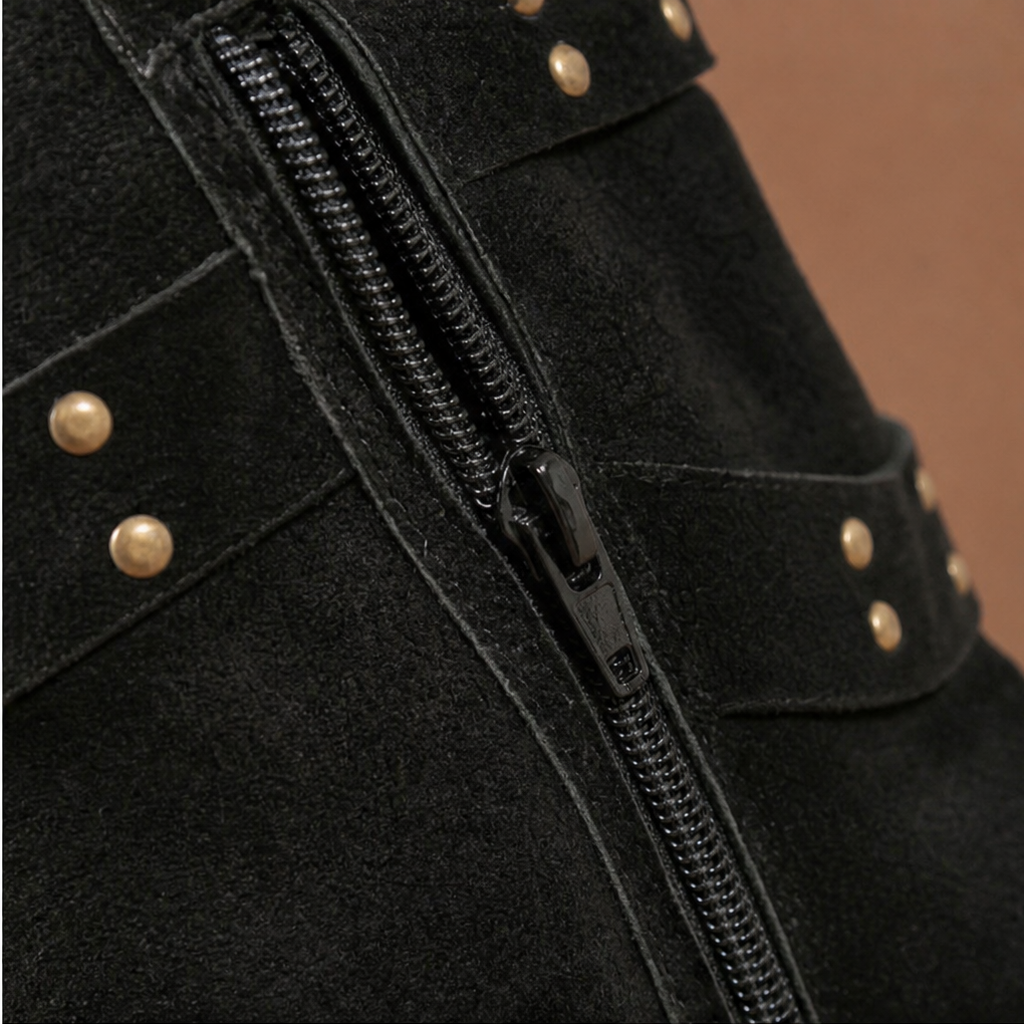 Ankle Boots for Women with Studded Detail | E&W - 8 - Elenwear
