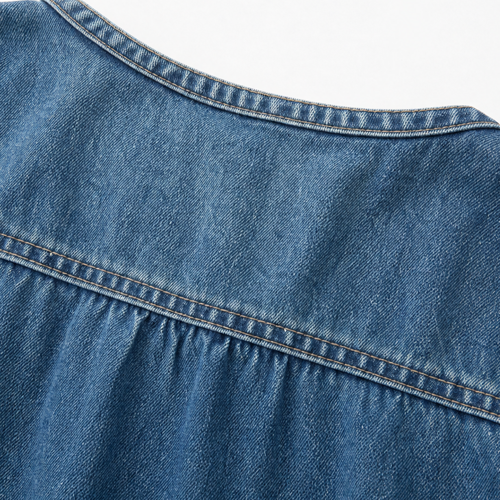 Maxi Dress Women with Relaxed Fit and Button Detail | E&W - 7 - Elenwear
