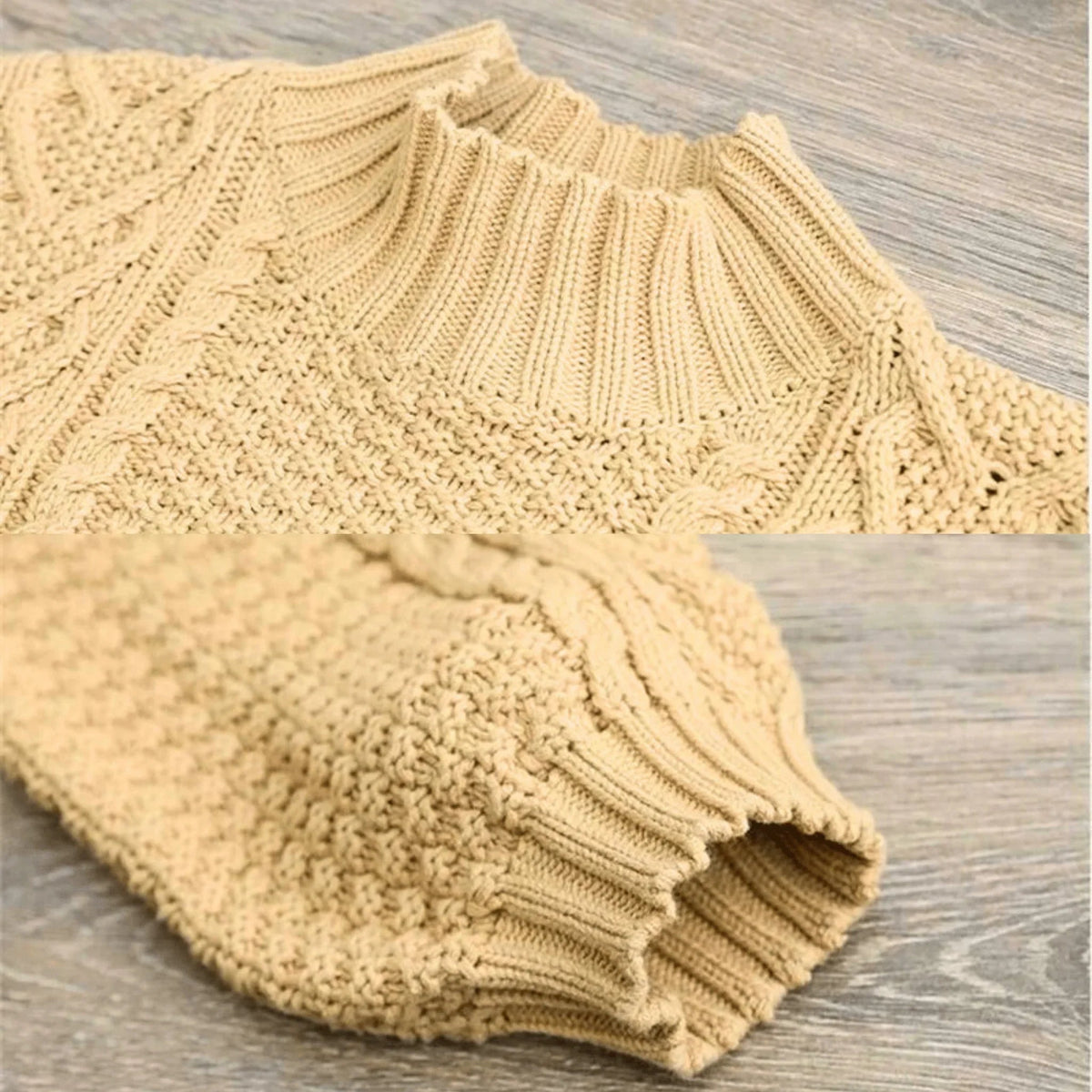 Cable Knit Pullover Women | Relaxed Fit with High Neck | E&W - 9 - Elenwear