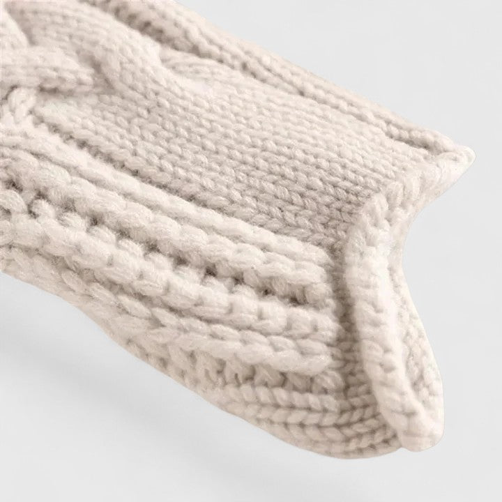 Knitted Pullover Women's High Neck Long Sleeve | E&W - 6 - Elenwear