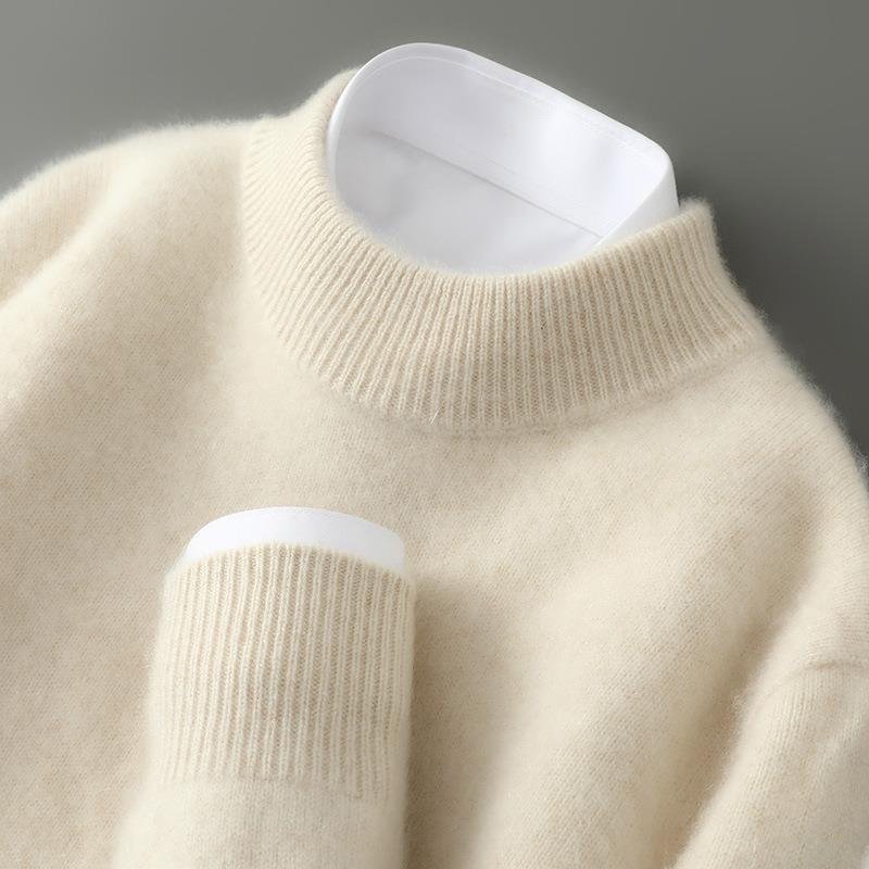 Women's Relaxed Fit Pullover with Elegant Collar | E&W - 1 - Elenwear