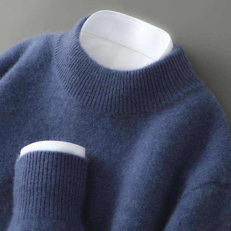 Women's Relaxed Fit Pullover with Elegant Collar | E&W - 6 - Elenwear