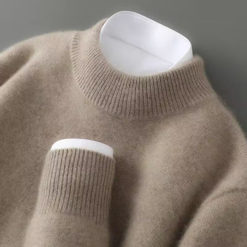 Women's Relaxed Fit Pullover with Elegant Collar | E&W - 7 - Elenwear