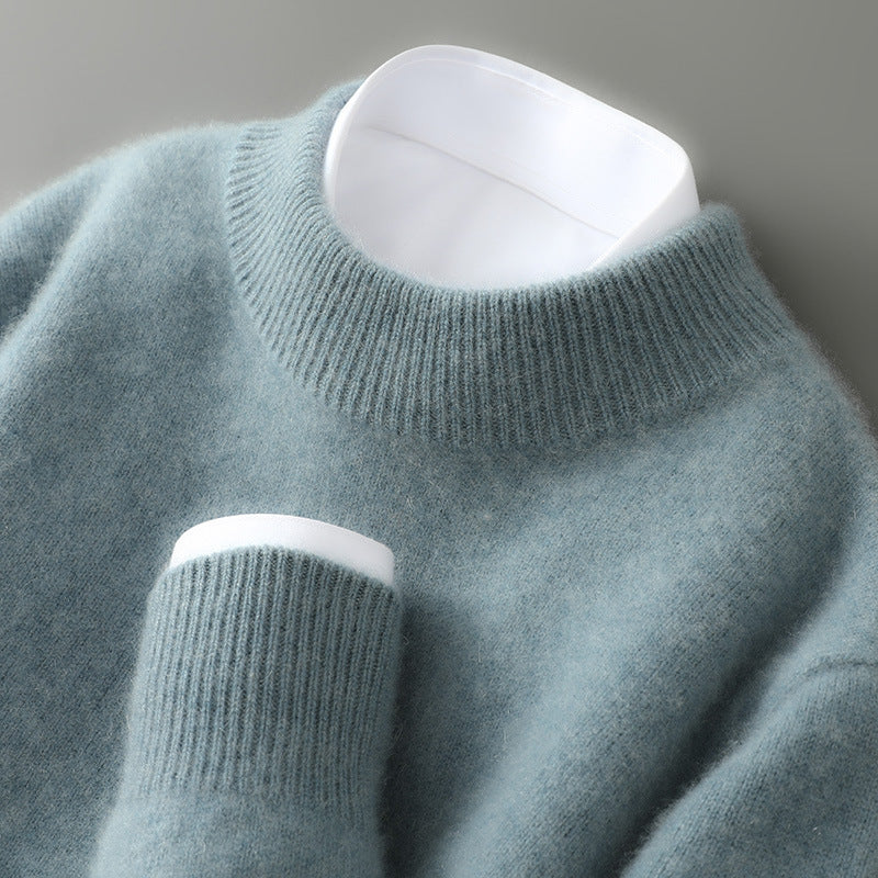Women's Relaxed Fit Pullover with Elegant Collar | E&W - 8 - Elenwear