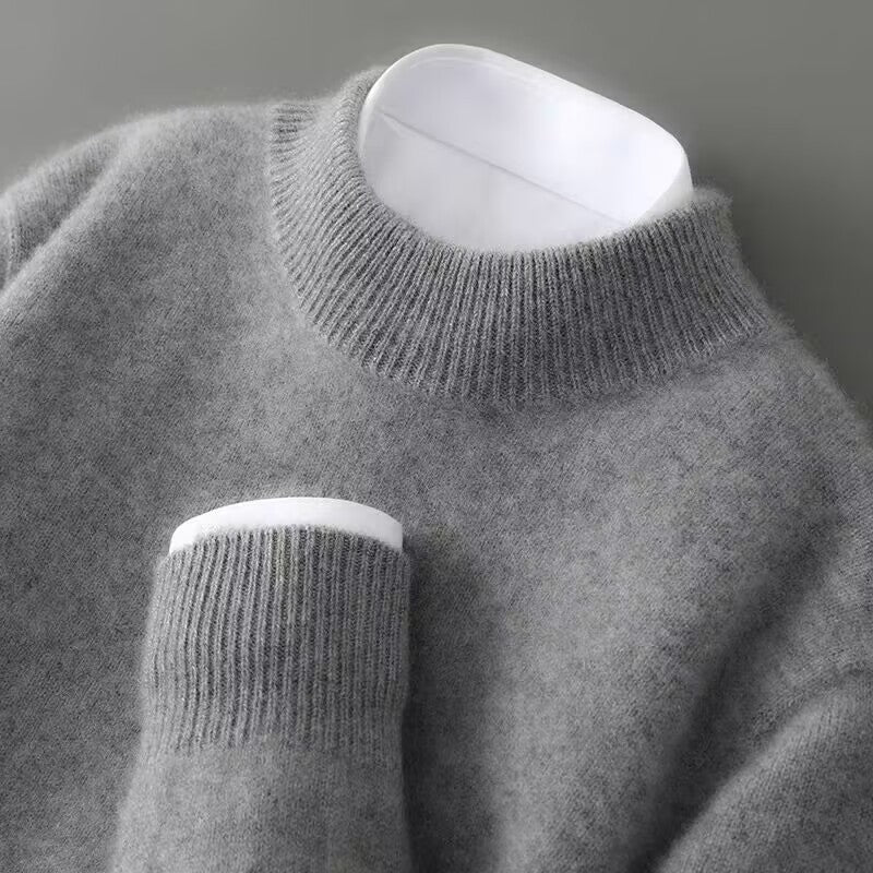 Women's Relaxed Fit Pullover with Elegant Collar | E&W - 9 - Elenwear