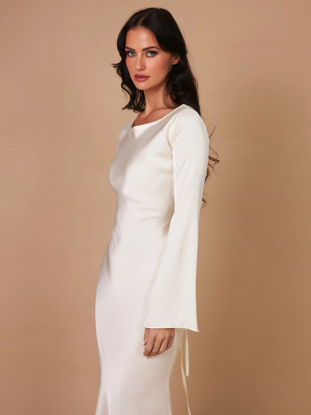 Evening Dress Women | Silky flowing fabric with flattering fit | E&W - 17 - Elenwear