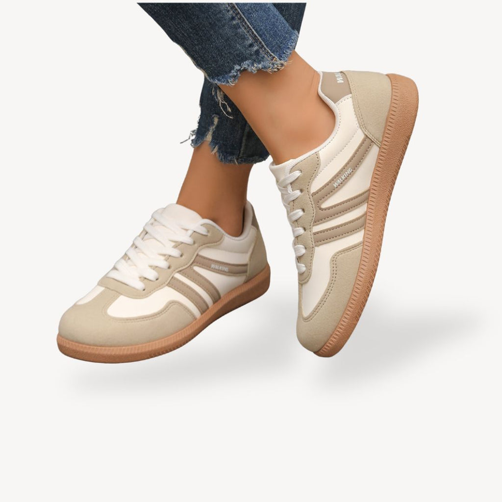 Casual Women's Trainers with Animal Print and Soft Sole | E&W - 2 - Elenwear