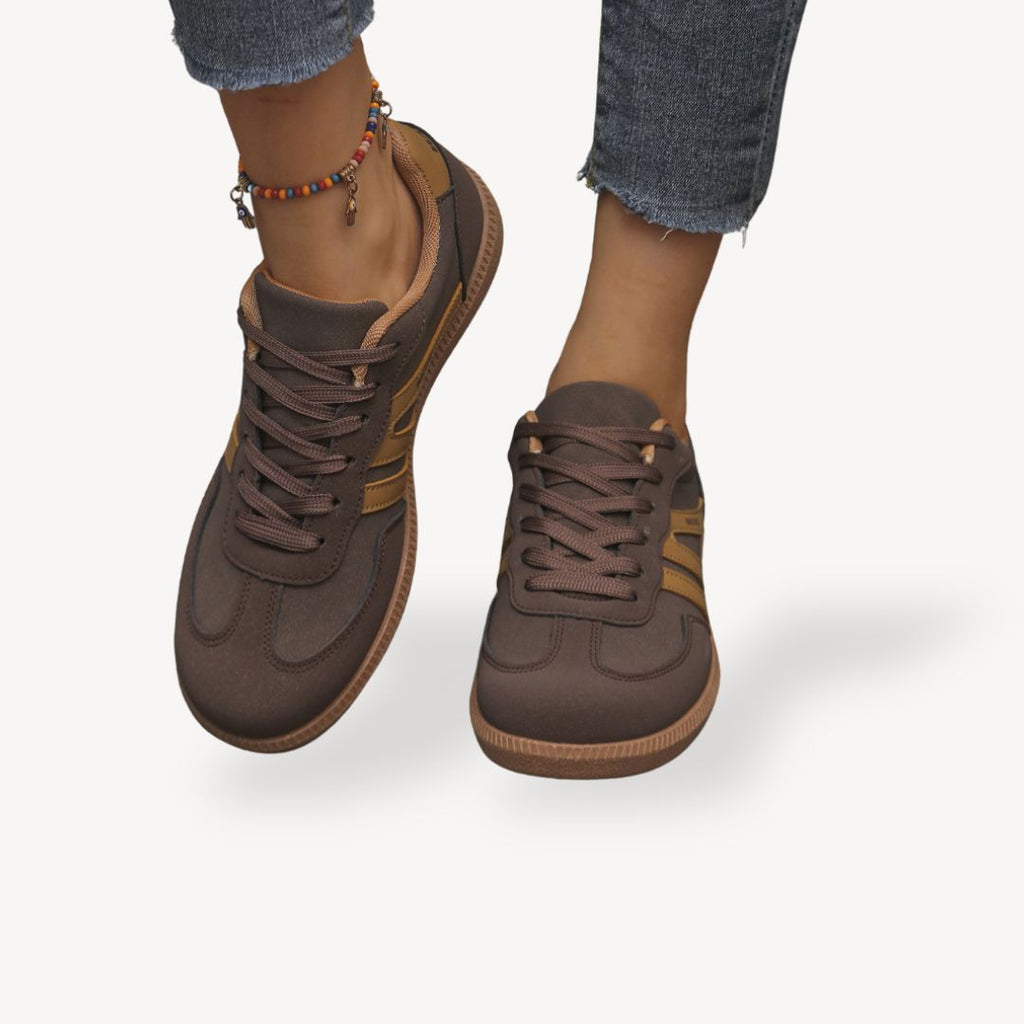 Casual Women's Trainers with Animal Print and Soft Sole | E&W - 6 - Elenwear