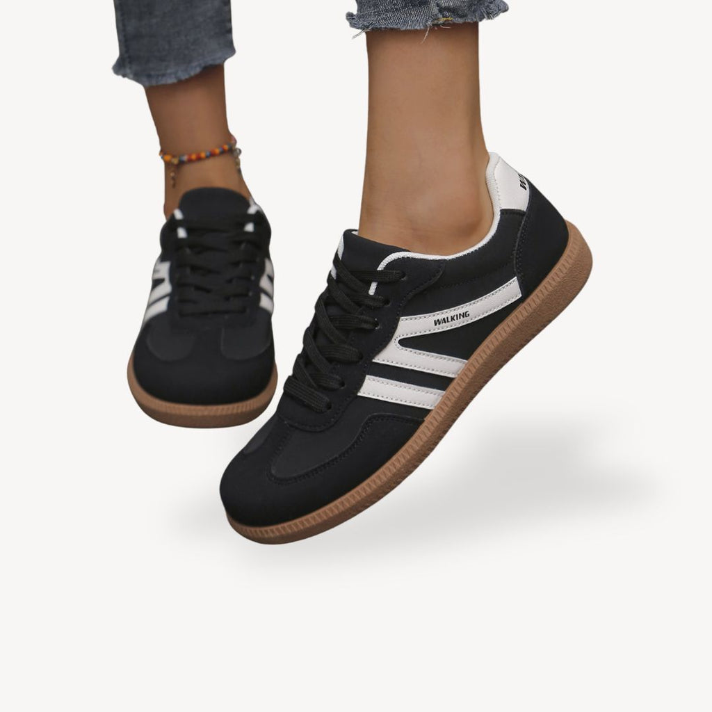 Casual Women's Trainers with Animal Print and Soft Sole | E&W - 5 - Elenwear