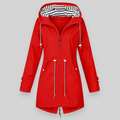 Women's Hooded Jacket with Adjustable Waist | E&W - 1 - Elenwear