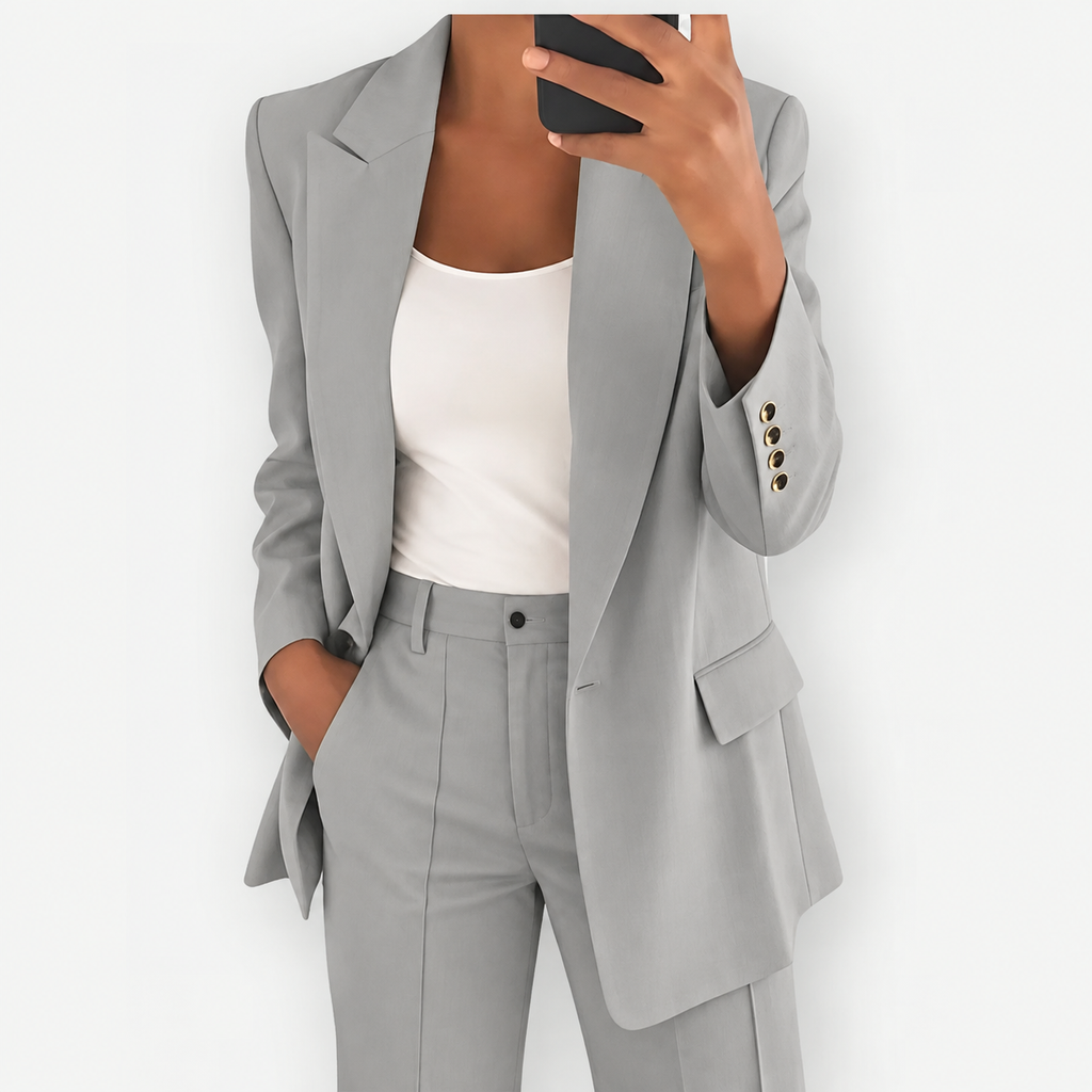 Women's Tailored Blazer in Classic Colours | E&W - 8 - Elenwear
