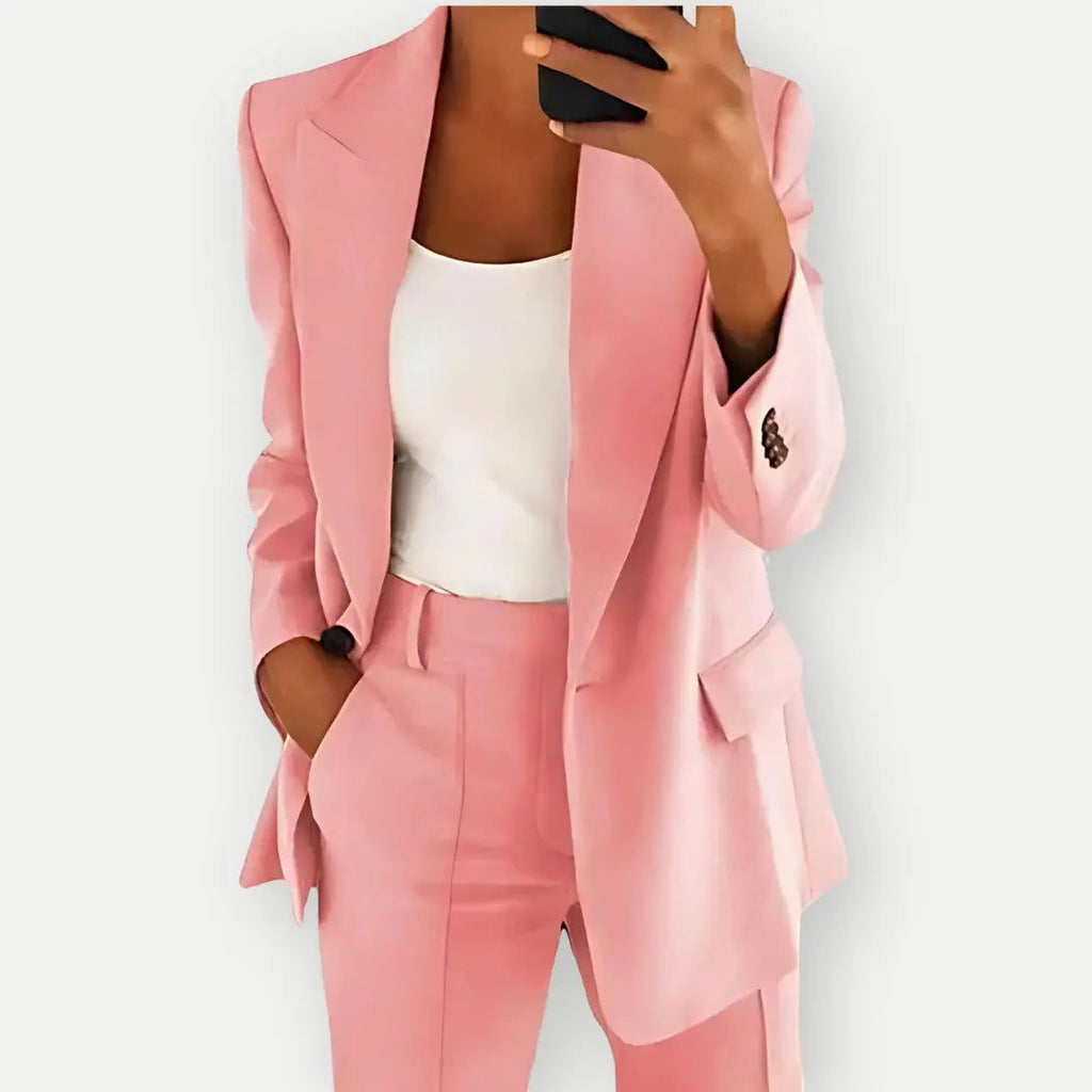 Women's Tailored Blazer in Classic Colours | E&W - 6 - Elenwear