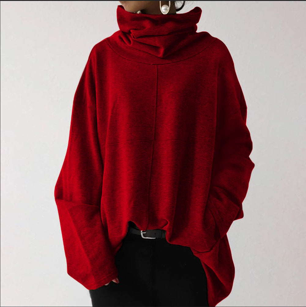 Hoodie Women | Oversized Cozy Design with High Neck | E&W - 2 - Elenwear
