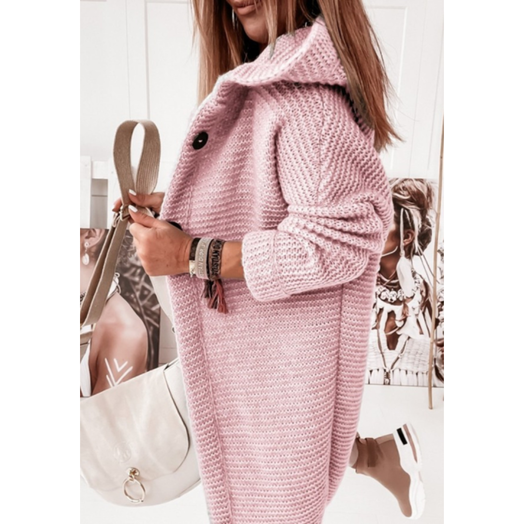 Hooded Cardigan Women | Cosy Knit with Oversized Fit | E&W - 5 - Elenwear
