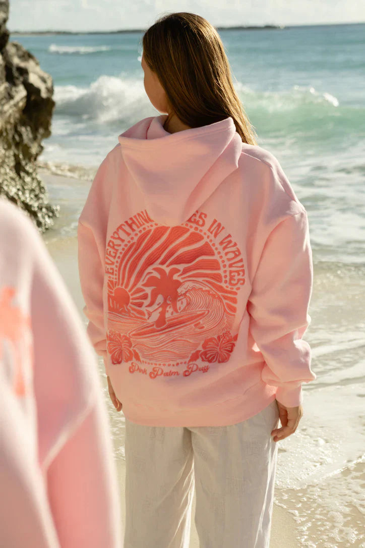 Hoodie Women’s Relaxed Fit with Tropical Print | E&W - 6 - Elenwear