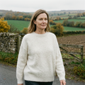 Women's Mohair-Blend Sweater — Cosy Relaxed Pullover