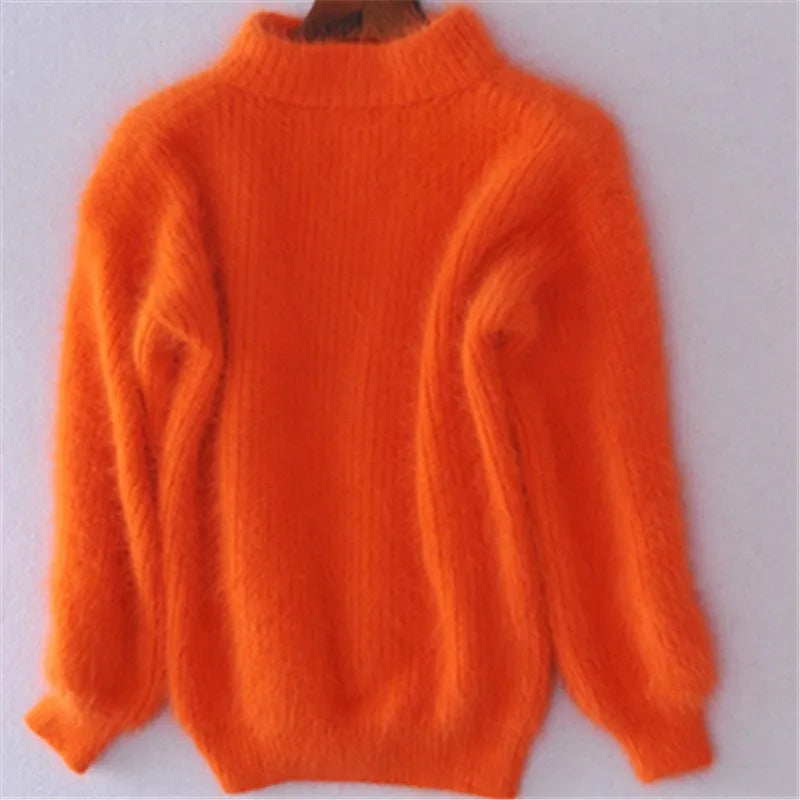 Women's Soft Balloon Sleeve Knit Sweater | E&W - 6 - Elenwear