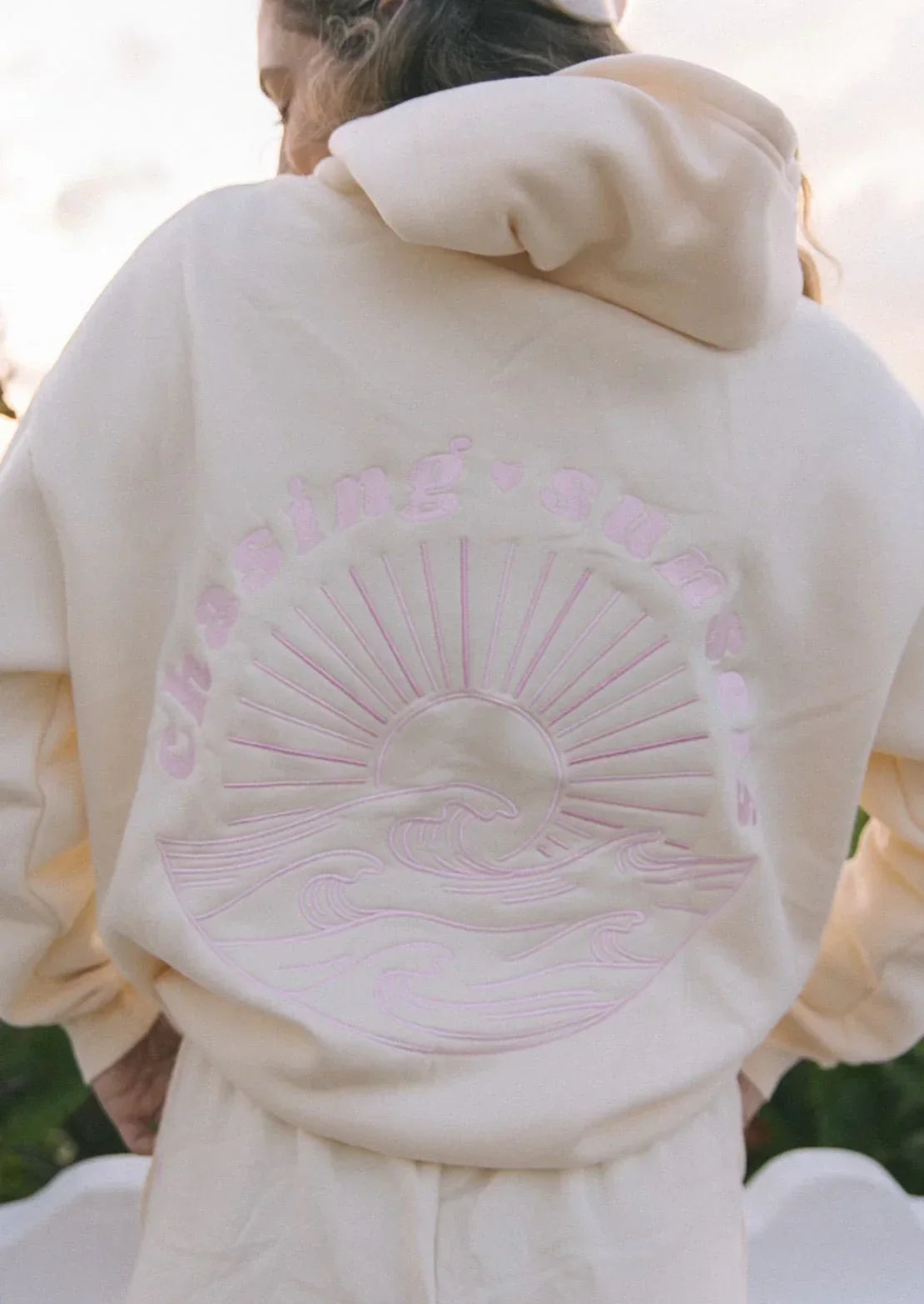 Hoodie Women’s Relaxed Fit with Tropical Print | E&W - 9 - Elenwear