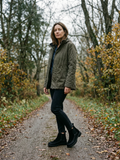 Women's Platform Chelsea Ankle Boots — Chunky Lug-Sole Boots - Black