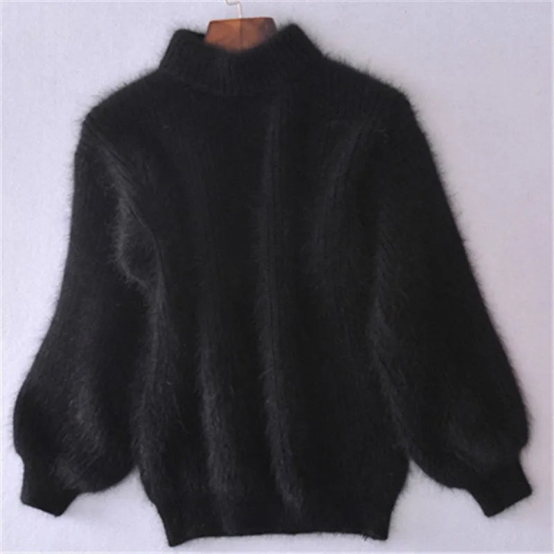 Women's Soft Balloon Sleeve Knit Sweater | E&W - 9 - Elenwear