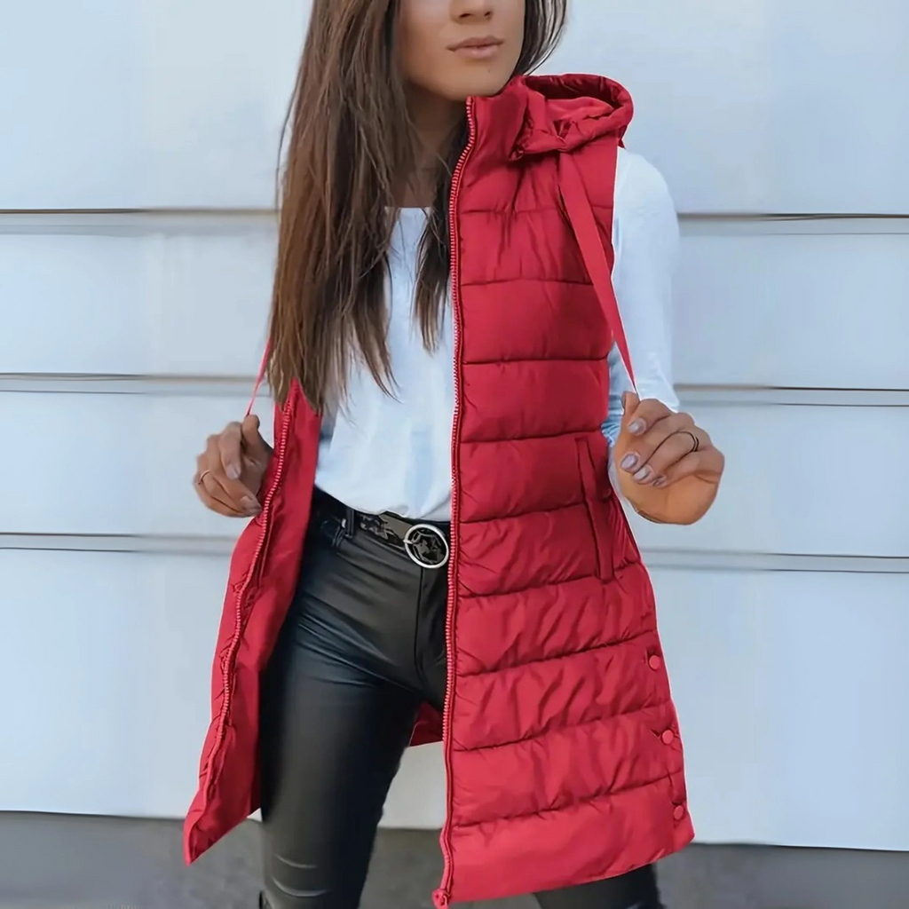 Hooded Quilted Gilet Women's | Lightweight Warmth | E&W - 6 - Elenwear