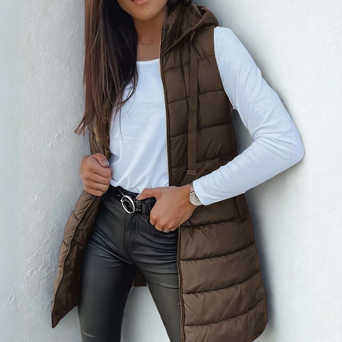Hooded Quilted Gilet Women's | Lightweight Warmth | E&W - 9 - Elenwear